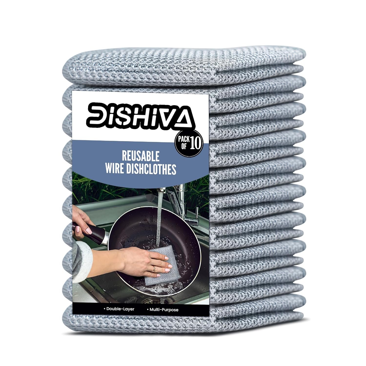 Dishcloth Double Layer Multipurpose Dish Wash Cloths