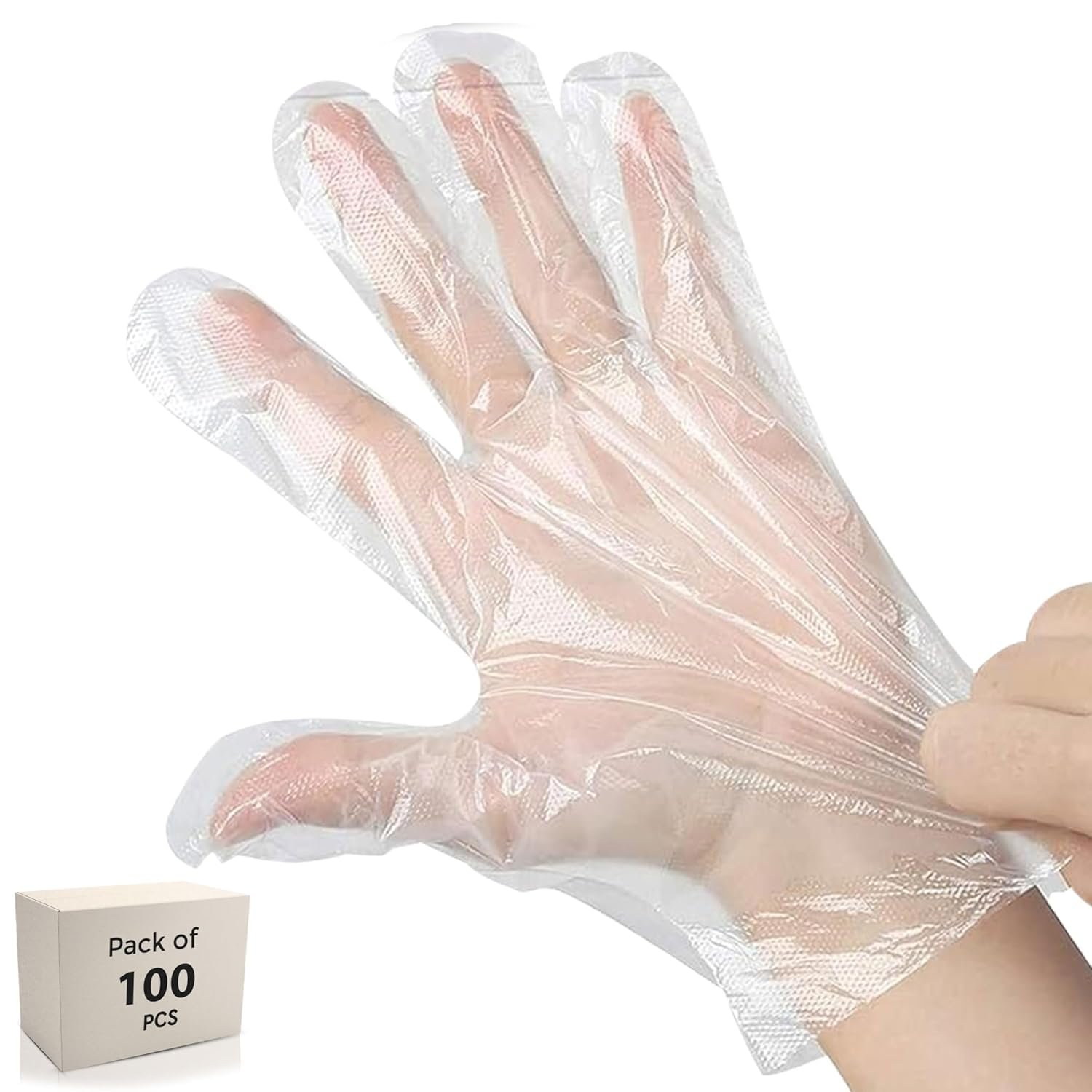 Disposable Hand Gloves Transparent