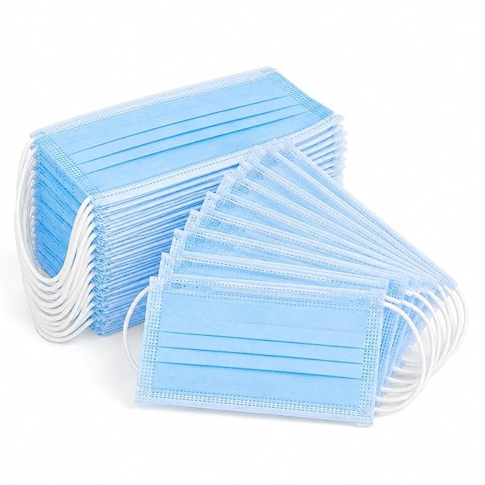 3ply Mask Blue - Non-Woven Fabric Disposable Face Mask