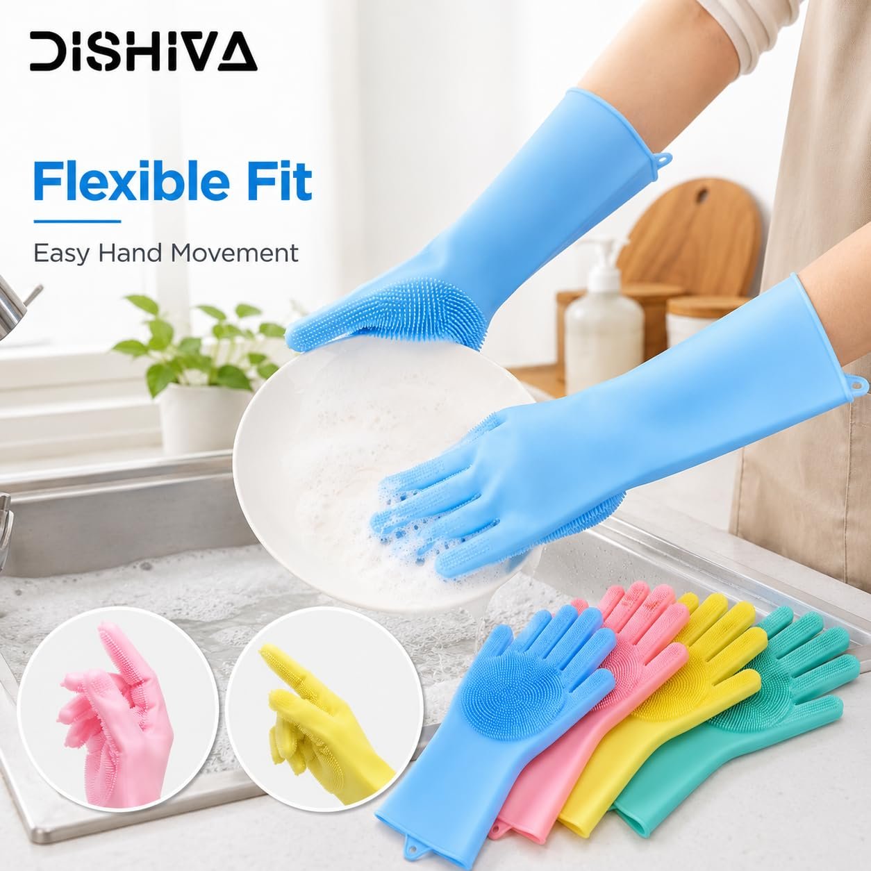Food Grade Silicone Dishwashing Gloves
