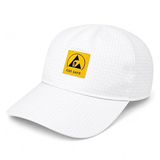 DISHIVA ESD Cleanroom Cap White
