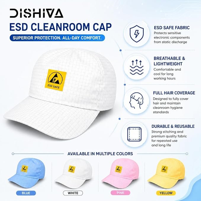 DISHIVA ESD Cap White