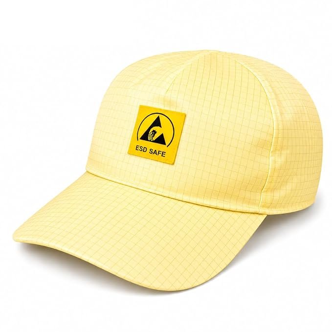 DISHIVA ESD Cleanroom Cap Yellow